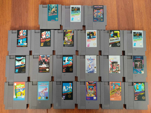 Lote De 21 Juegos De Nintendo Nes