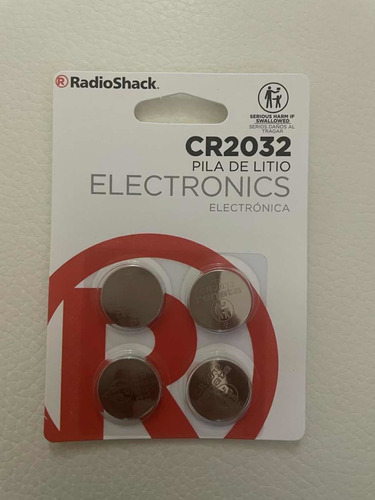 Pilas Para Control Remoto Cr2032 Radioshack 4 Piezas