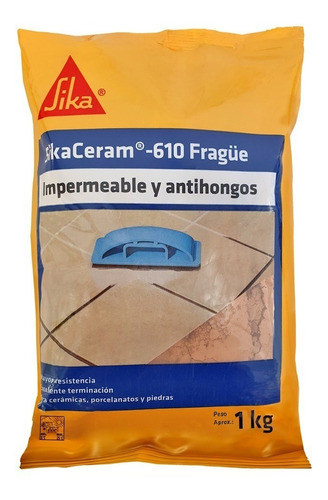 Fragua Impermeable Y Antihongos Sikaceram-610 Frague 