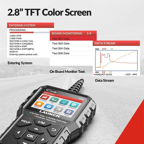 Escáner Automotriz - Launch Obd2 Cr529