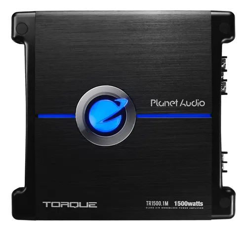 comprar Planet Audio - Amplificador De Coche Tr1500.1m De Par, 1500 W, 2 Ohmios, Clase A\u002Fb Estable, Monobloque, Mosfet, Con Control Remoto De Subwoofer