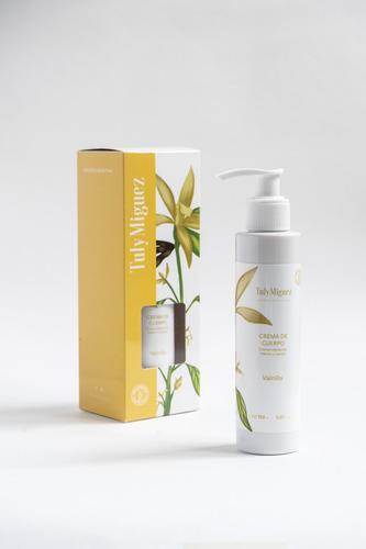 Crema De Cuerpo Vainilla X 100ml Tuly Miguez Aroma Esencial