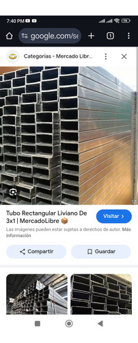 Tubo 2x1 Liviano Y Pesado Guatire