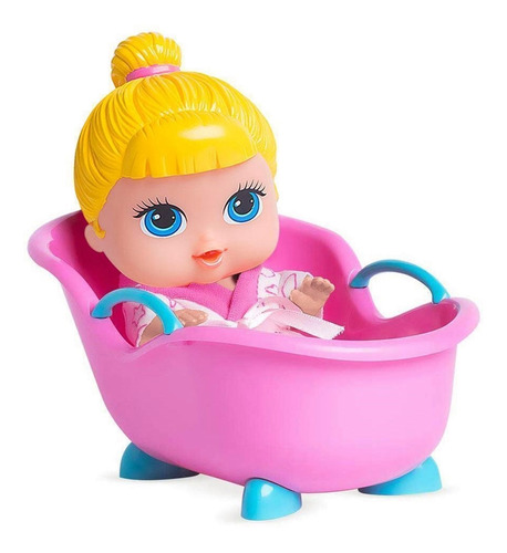 Boneca Bebê Baby Collection Banho C/ Banheira - Super Toys