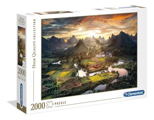 Clementoni - Puzzle 2000 Piezas Paisaje Vista De China