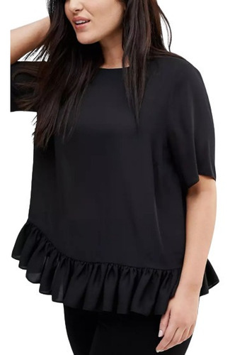 Blusa Vestir Noche Fiesta Talle Especial Grande Evase Nuri