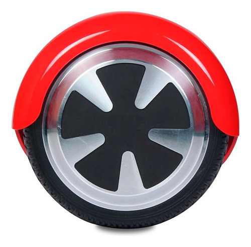 Hoverboard Skate Elétrico Com Led Bluetooth 6.5 Cor Vermelho