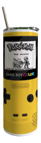 Termo Skinny Tumbler De Gameboy Magikarp Pokemon