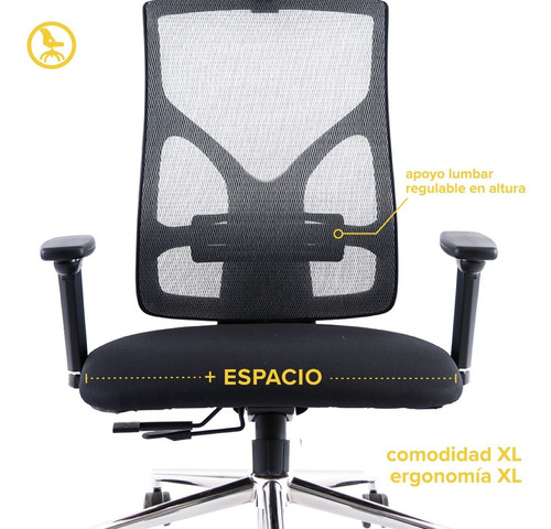 Imagen 2 de 9 de Silla De Oficina Indar Cool Xxl Reforzada Para 230kg