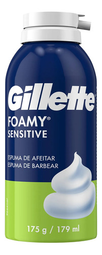 Espuma De Afeitar Gillette Foamy Sensitive 175 Gr