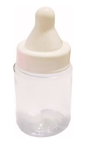 20 Mini Mamadeira De Plástico Lembrancinha Festa - Branco