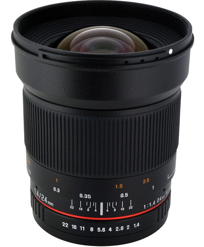 Rokinon 24mm F/1.4 Ed As Umc Wide-angle Lente Para Nikon