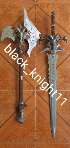 Espada Frostmourne Del Rey Arthas Warcraft Con Base Unica