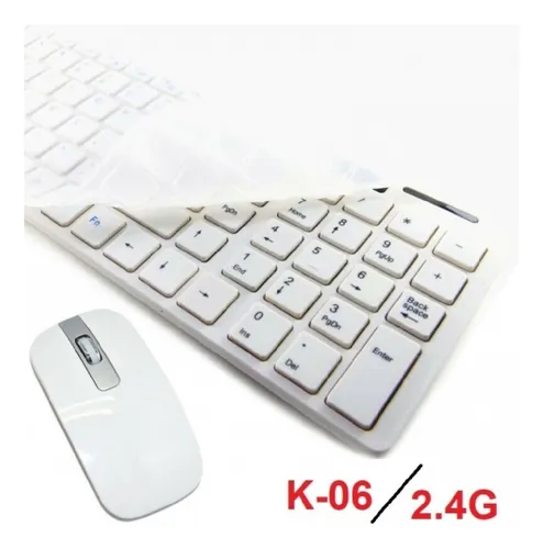 Combo Teclado Numérico Y Mouse Óptico K-06 Inalámbrico Usb