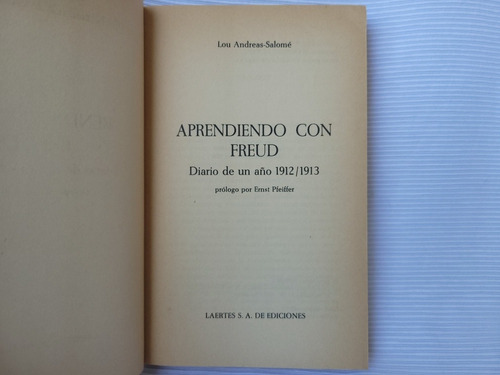 Aprendiendo Con Freud Lou Andreas Salome Laertes