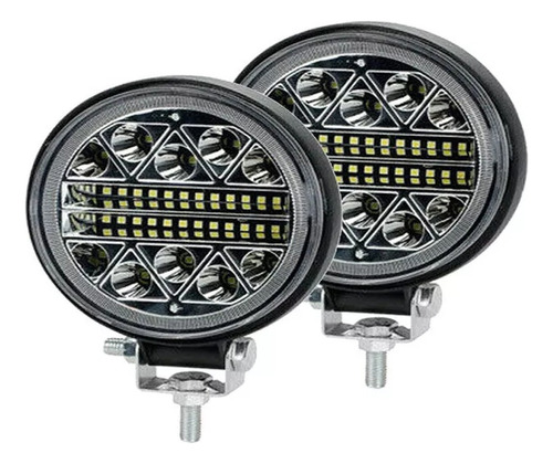 Un Par Luz Antiniebla Led Foco De 4 102w 12 / 24v, 4x4,jeep