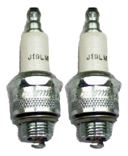 J19lm-2pk Cobre Plus Bujía De Motor Pequeño Número D...