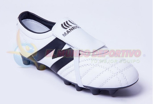 2999-zapato De Futbol Manriquez Profesional Bco/negro