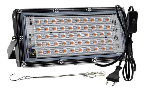 2 Lámpara Led De Cultivo De Luz De Espectro Completo De 50w