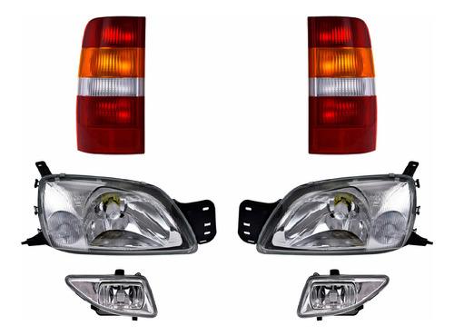 Calaveras + Faros + Neblineros Depo Courier 2001-2012