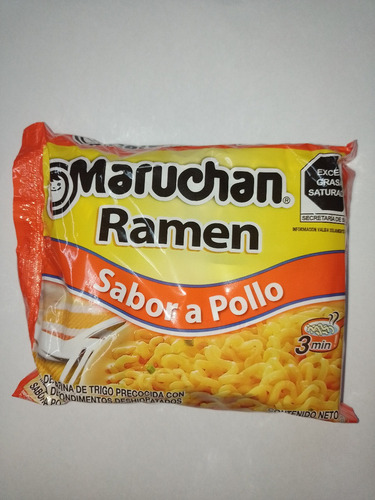 Sopa Ramen Maruchan Sabor Pollo 85g Pack 12 Unidades