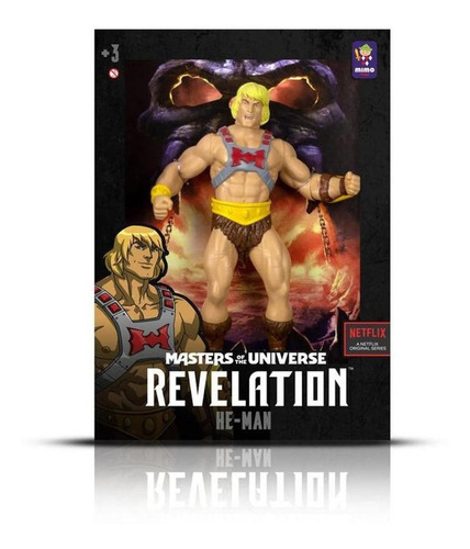 Boneco He Man Revelation, 45 cm, gigante, 0980 Mimo Toys
