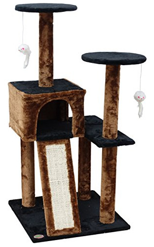 Go Pet Club Todos Los Días Valor 44in Corner Cat Tree Kitty