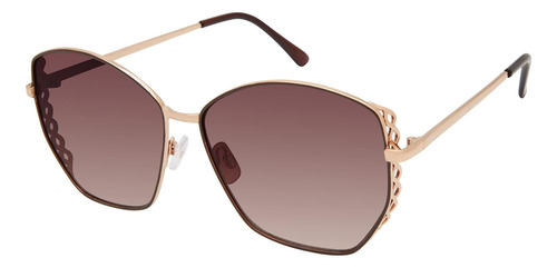 Tahari Gafas De Sol Hexagonales Geométricas Para Mujer, Marr