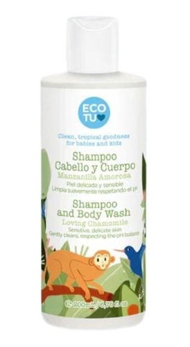 Shampoo Para Bebé Manzanilla Amorosa 200ml Ecotu