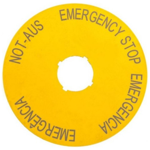 Etiqueta Para Apagado De Emergencia M22-xak2
