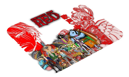 Mousepad Pc Anime Manga One Piece Film Red- Nika.mvd