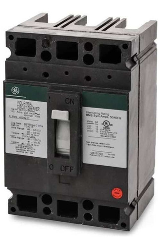 Interruptor Breaker Ted 3x150 Amp General Electric 480v Ms