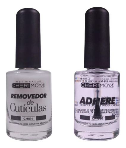 Kit Removedor De Cuticulas Y Adhere Cherimoya Uñas Esculpida