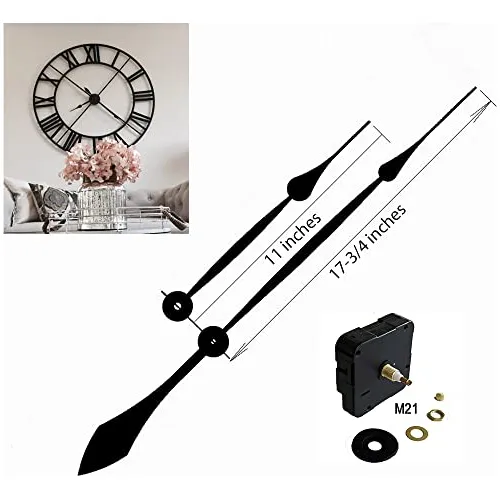 Reloj Wyzben Con Manecillas Grandes De 17 Pulgadas Y Alto To