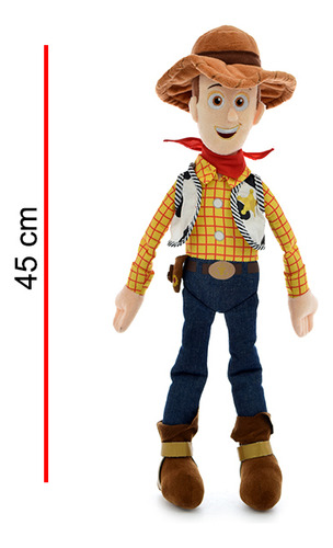 Peluche Woody 45cm Original Toy Story Phi Phi Toys