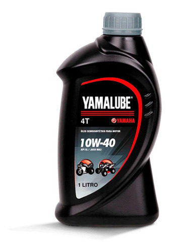 1 Litro Oleo Yamalube Semissintético Sae 10w40 Yamaha