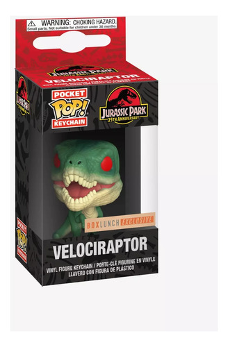 Funko Pop Pocket Jurassic Park 25th Anniversary Velociraptor