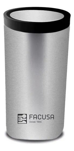 Mug Facusa Acero Termico 2 Capas 450ml Acero Inoxidable