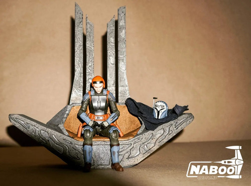 Star Wars Black Series Trono De Bo-katan Para 6 Pulgadas (Usado)