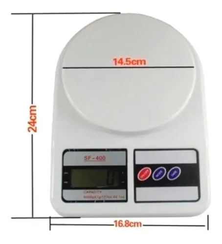 Balanza De Cocina Electronica Digital A Pilas Precision 1.402