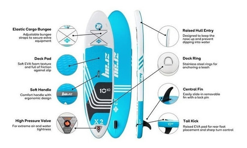 Imagen 6 de 7 de Tabla Sup Stand Up Paddle Rider Deluxe X2 Zray (no Envios)