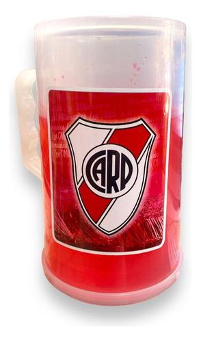 Vaso Chop Cervecero Gel Refrescante River Plate 1 Litro