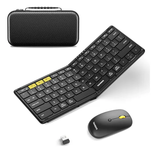 Combo Teclado Y Ratón Plegables Samsers Km08 Bluetooth