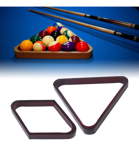Juego De 9 Estantes De Madera Para Bolas De Billar .