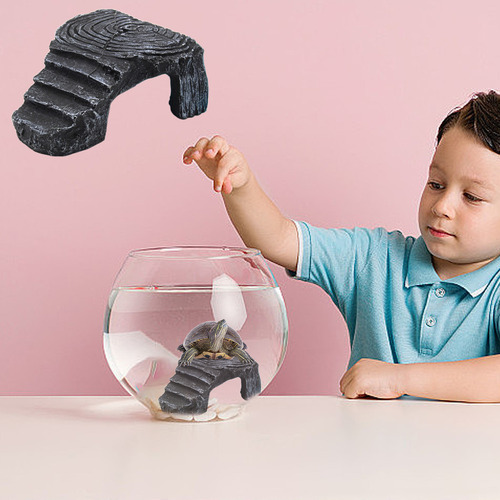 W S Habitat Rocking Rocks Para Tortugas, Plataforma Grande P