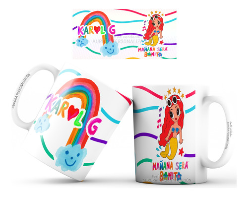 Mug Pocillo Karol G Mañana Será Bonito Taza Pocillo