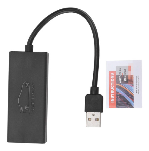 Adaptador Usb Carplay Cable Negro Para Automovil Io 7.1 5.1