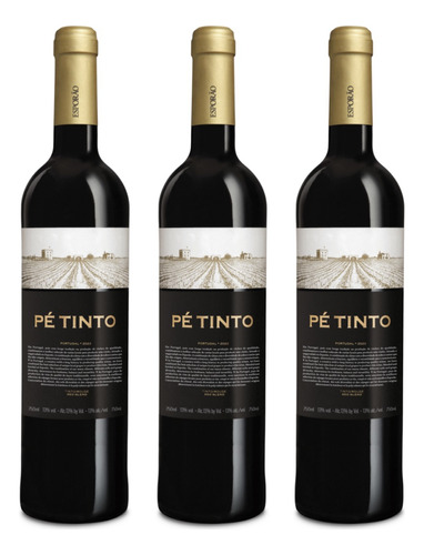 03 Vinhos Portugal Esporão Pé Tinto 750 Ml