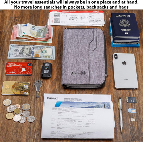 Hcaja De Almacenamiento De Documentos De Viaje Para El Hogar