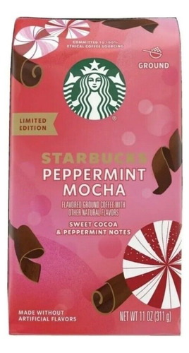 Starbucks Coffee Peppermint Mocha 11oz Xchws C
